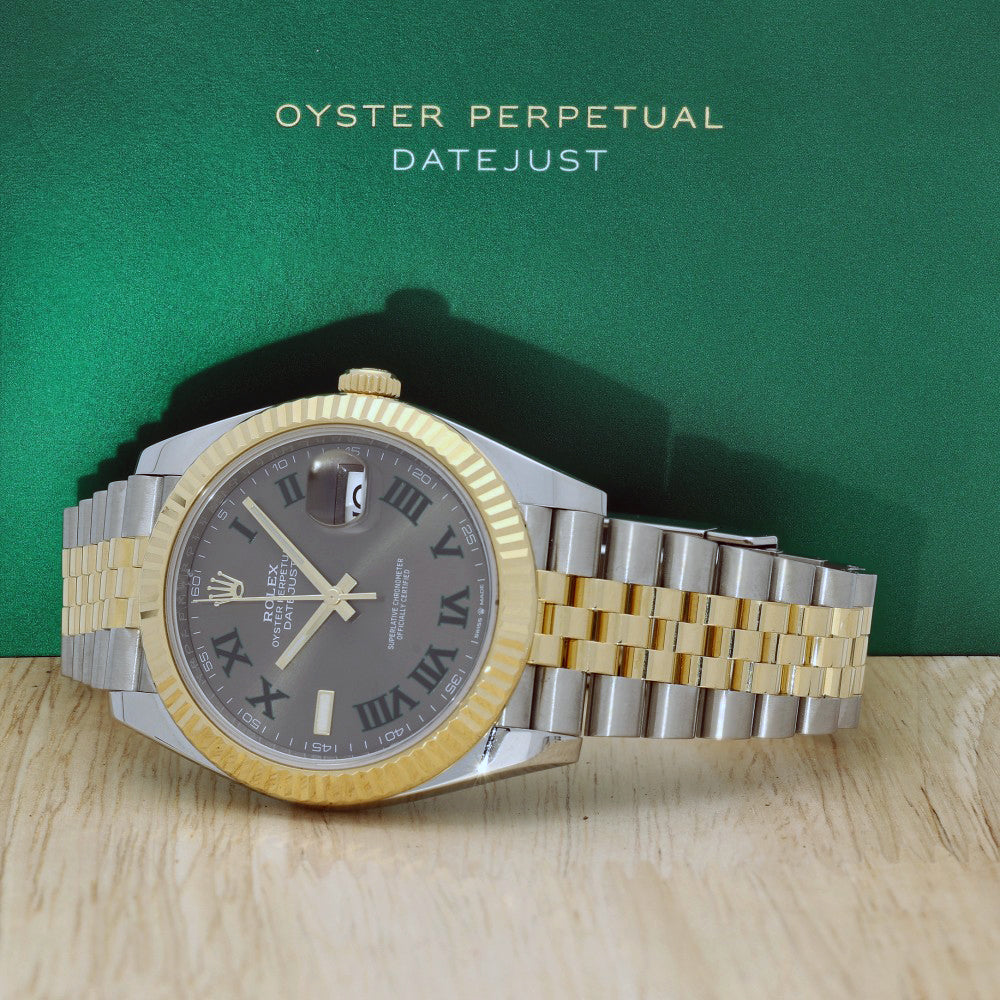 Pre-owned Rolex Datejust 126333 "Wimbledon" 2021 Watch