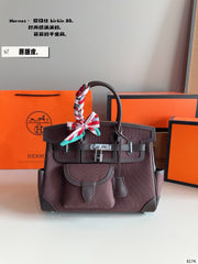 Genuine leather Hermes Cargo