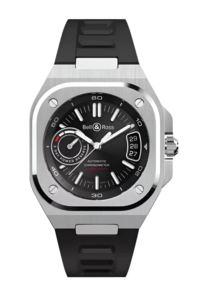 BELL & ROSS-BR-X5 BLACK STEEL
41 MM BR X-5R-BL-ST/SRB 1100101