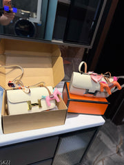 Hermes leather stewardess bag!!