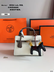 Genuine leather Hermes Kelly bag