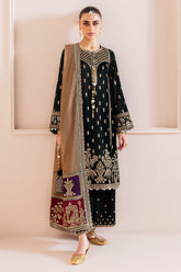 Embroidered Velvet Formal CVF D-01