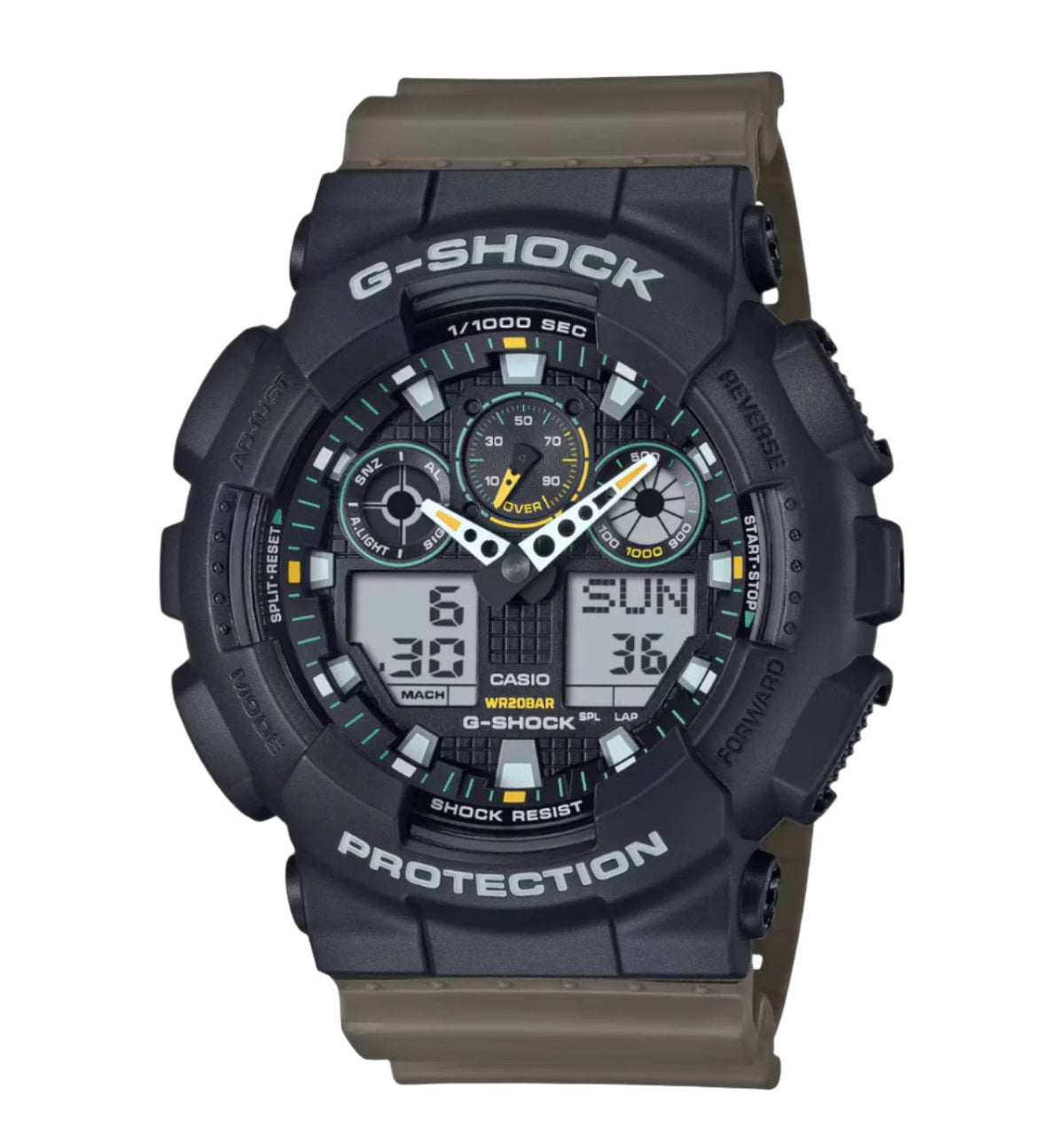 G SHOCK-ANALOG-DIGITAL
GA-100 SERIES
GA-100TU-1A3
