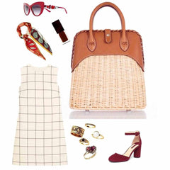 Hermes Bolide 25 Picnic Bag Barenia & Wicker β 2017, A