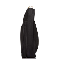 Hermes Evelyne III PM Black Clemence Gold Hardware