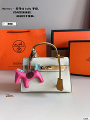 Genuine leather Hermes Kelly bag