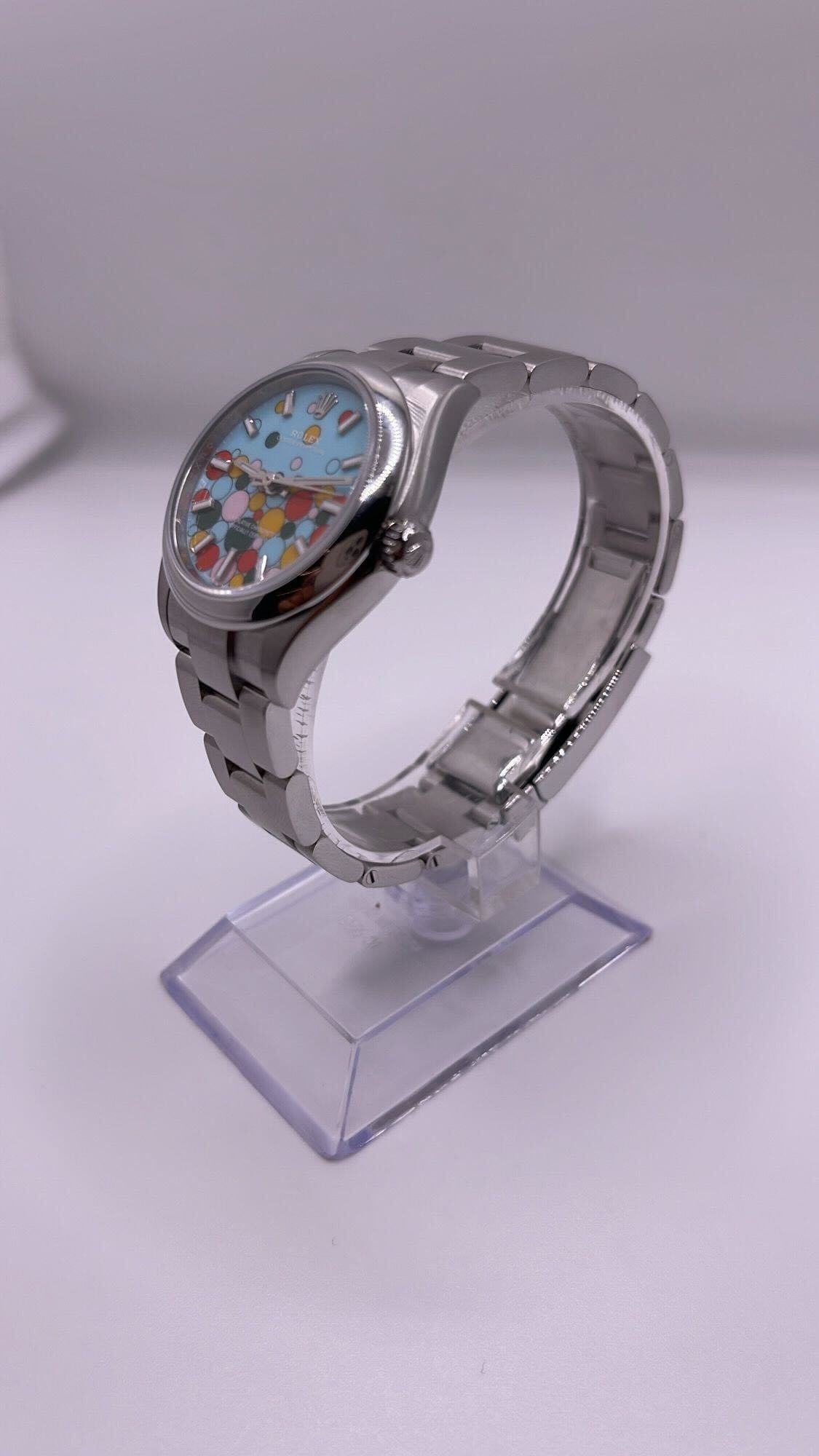 Rolex Oyster Perpetual 277200 'Ladies' Stainless Steel 'Celebration Motif' Dial (2024)