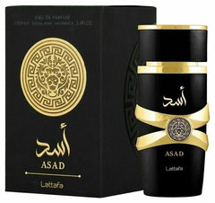 Lattafa Asad Eau de Parfum 3.4 oz / 100ml Spray β Long Lasting Luxury Fragrance