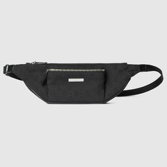 Flatpack small belt bag - black GG canvas