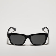 Rectangular-frame sunglasses - black