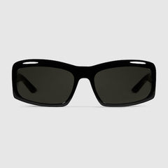 Rectangular frame sunglasses - black