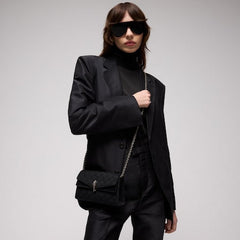 Dionysus small shoulder bag - black GG canvas