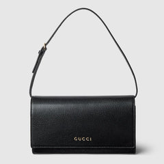 Mini pouch with Gucci lettering