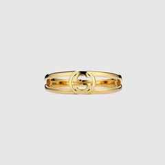 Gucci Interlocking 2-band 18k ring - 18k yellow gold