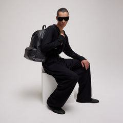 Gucci Essence Classic medium backpack - black GG canvas