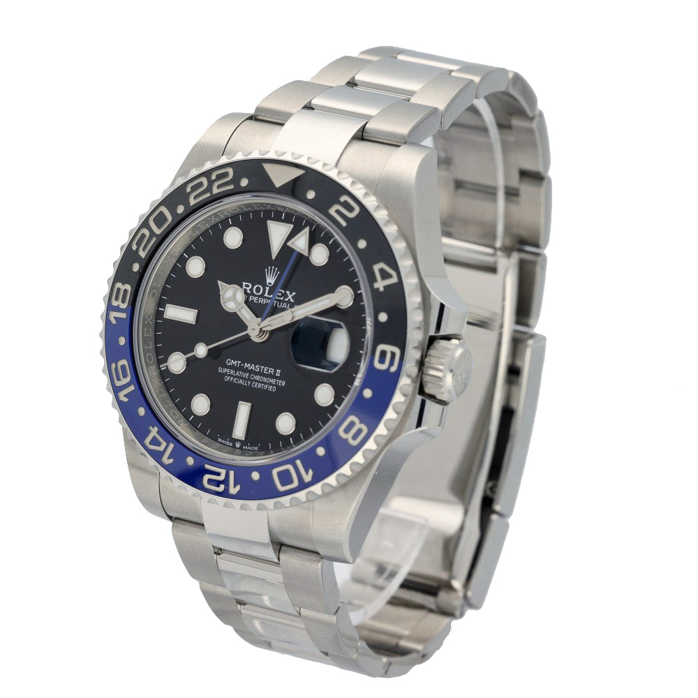 Pre-owned Unworn Rolex GMT-Master II "Batman" 126710BLNR 2024 Watch