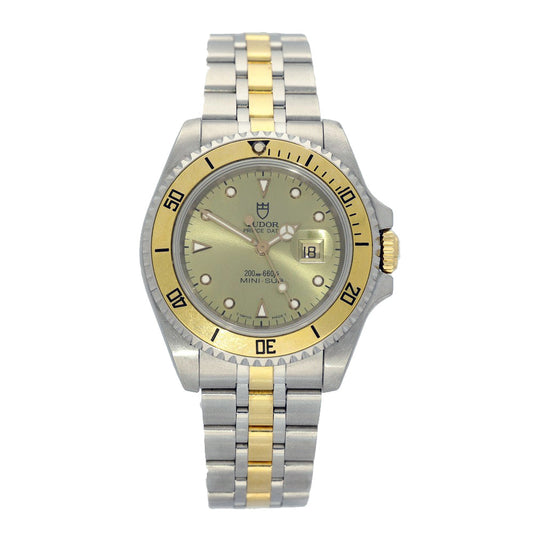 Pre-owned Tudor Mini-Sub 73193 1998 Full Set Watch