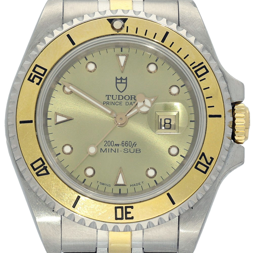 Pre-owned Tudor Mini-Sub 73193 1998 Full Set Watch