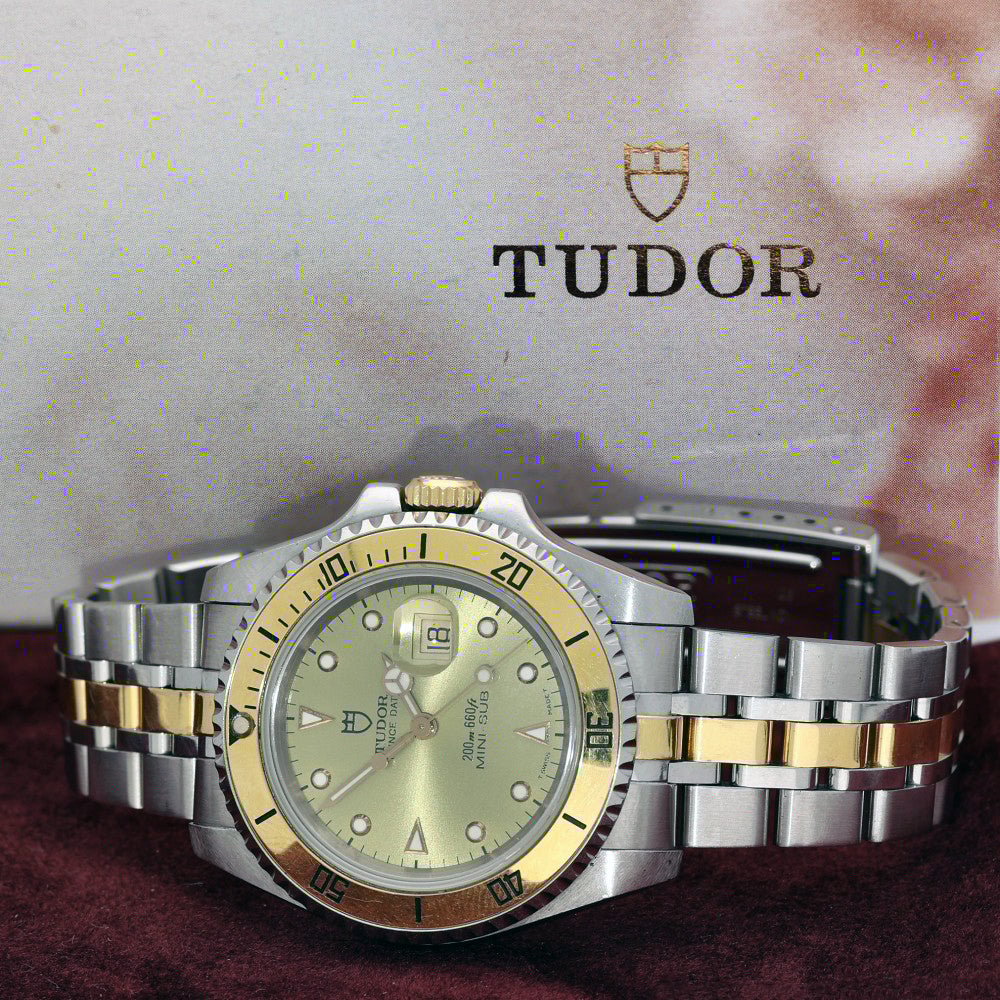 Pre-owned Tudor Mini-Sub 73193 1998 Full Set Watch