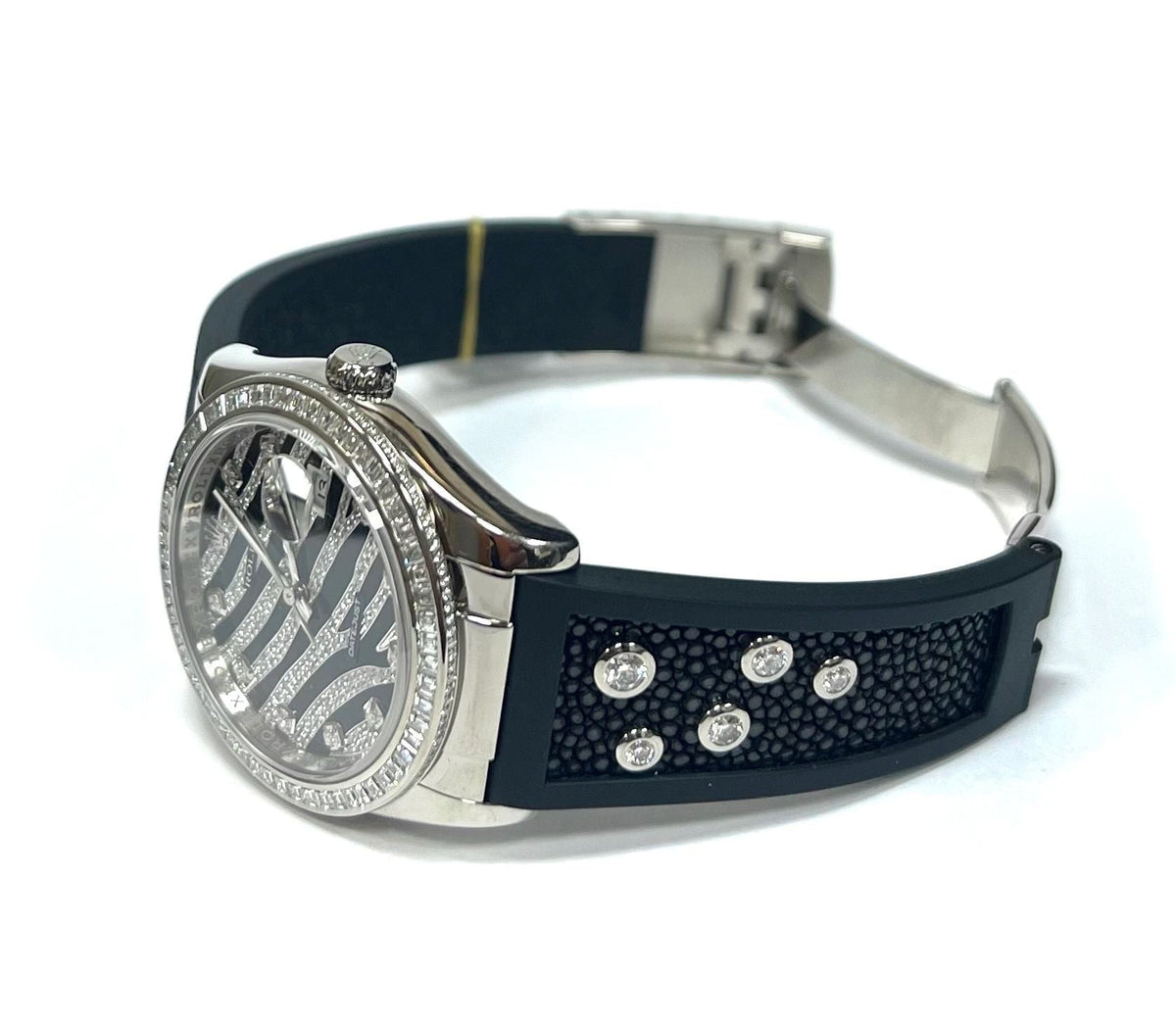 Rolex Date-Just Zebra Dial White Gold 36mm