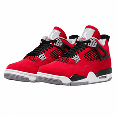 Red Men's Air Jordan 4 Retro Toro Bravo Sneakers