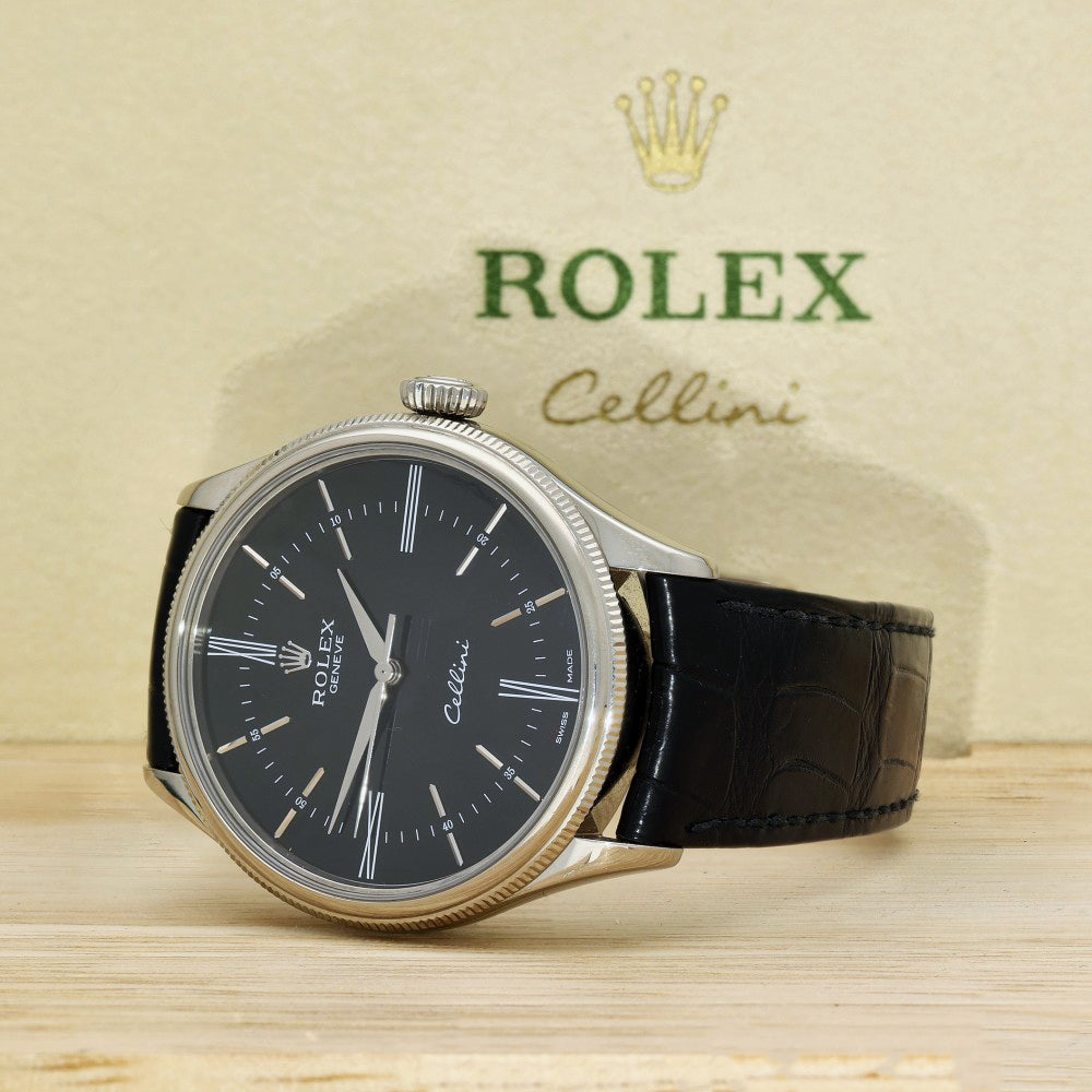 Preowned 18ct Rolex Cellini 50509 2018 Watch