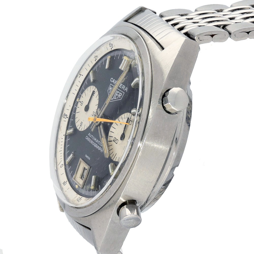 Pre-Owned Heuer 1153N Racing Dial 1970's Gay Frères Bracelet watch
