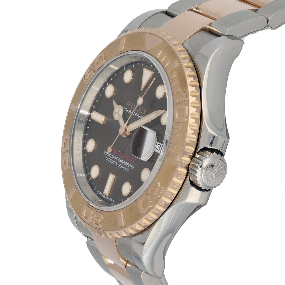 Pre-owned Rolex "Chocolate" Yacht Master 40mm 116621 2017 Watch