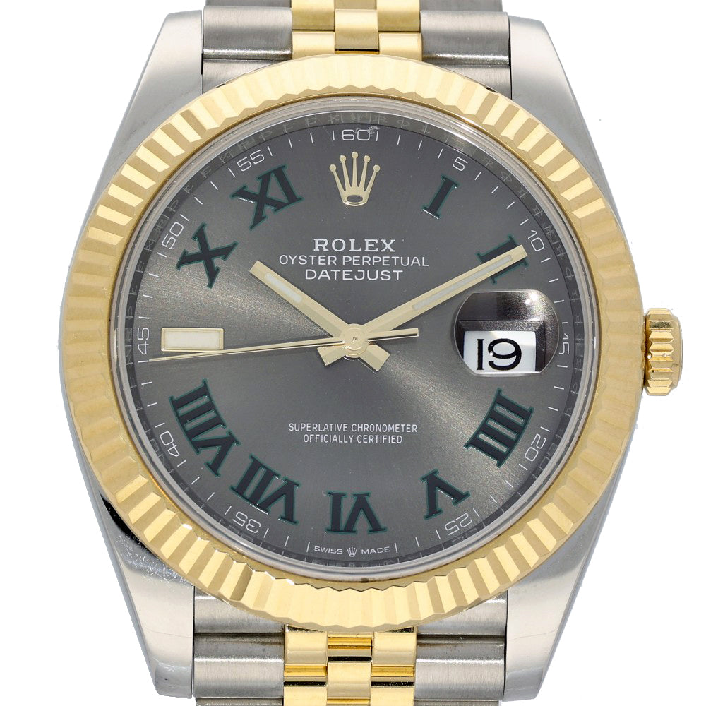 Pre-owned Rolex Datejust 126333 "Wimbledon" 2021 Watch