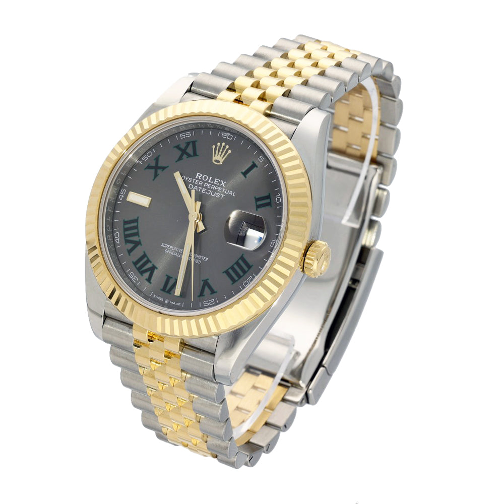 Pre-owned Rolex Datejust 126333 "Wimbledon" 2021 Watch