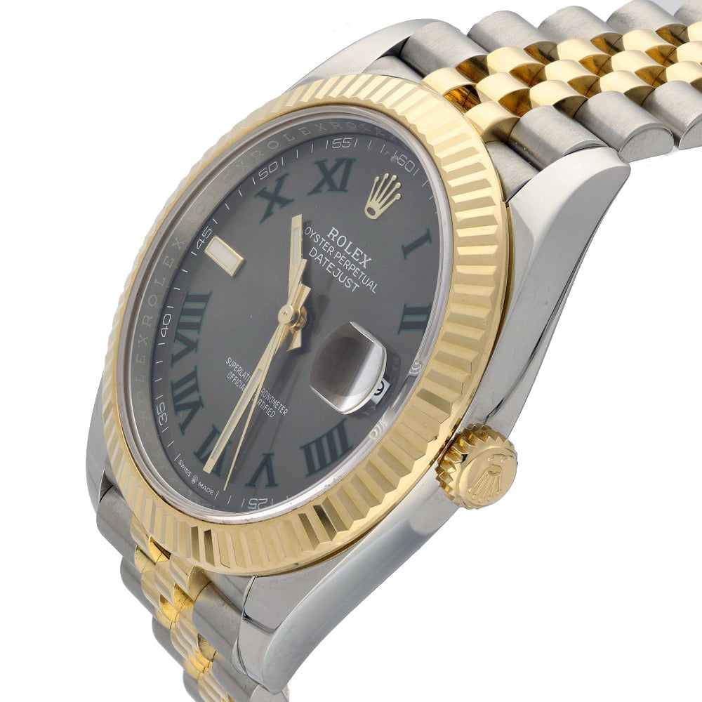 Pre-owned Rolex Datejust 126333 "Wimbledon" 2021 Watch