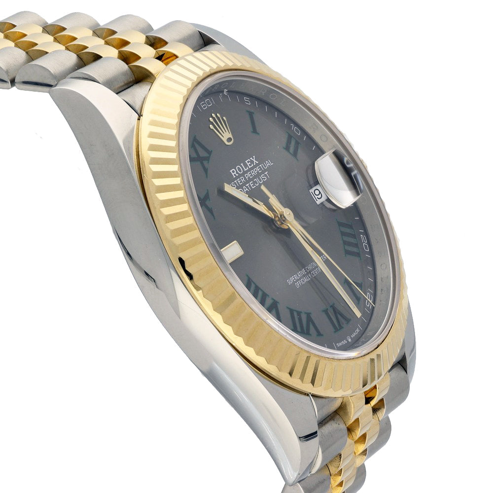 Pre-owned Rolex Datejust 126333 "Wimbledon" 2021 Watch
