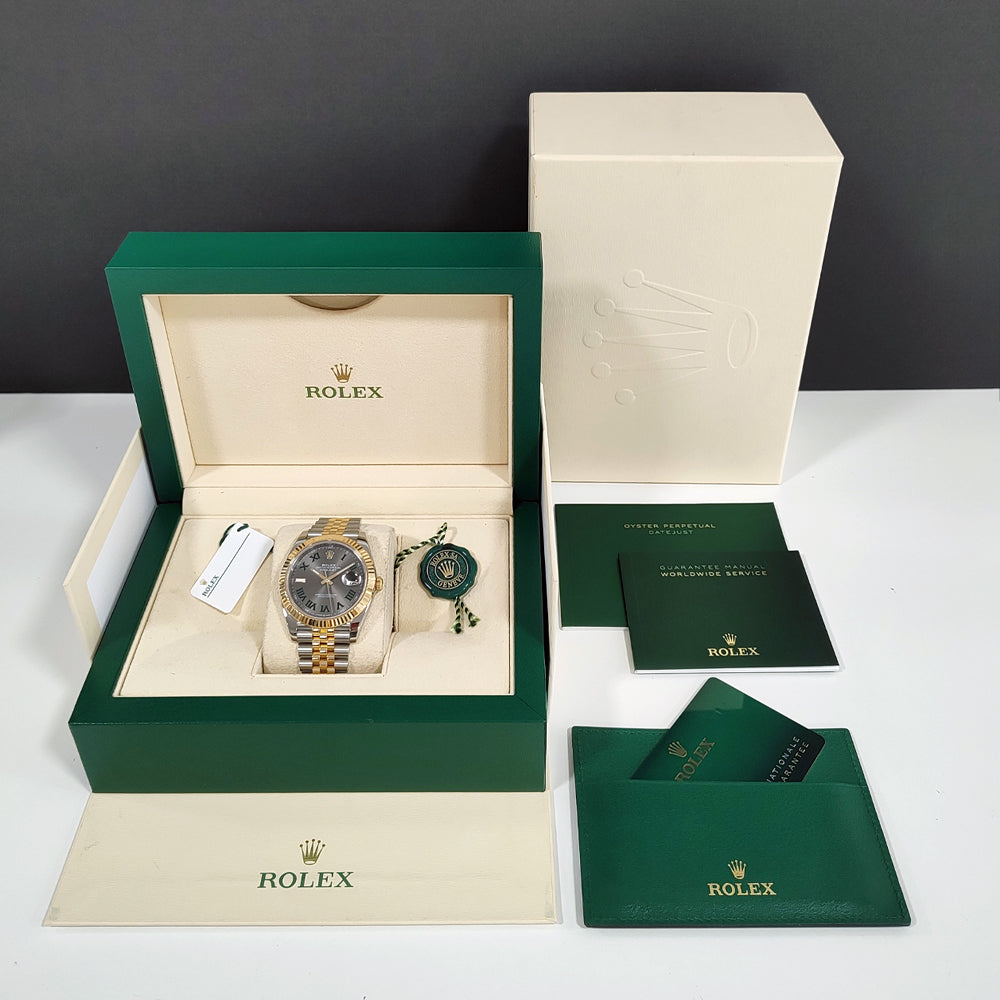 Pre-owned Rolex Datejust 126333 "Wimbledon" 2021 Watch