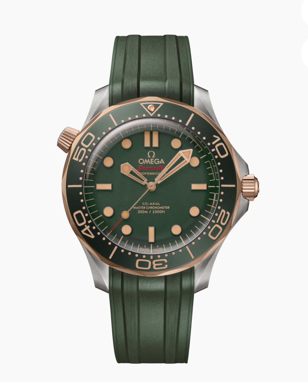 OMEGA-SEAMASTER
DIVER 300M
42 mm, titanium ‑ Bronze gold on rubber strap 210.92.42.20.10.001