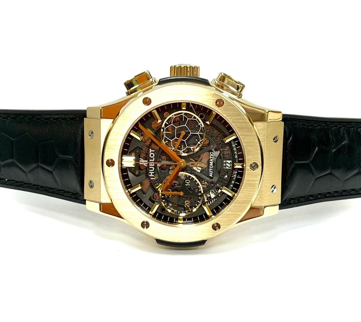 Hublot Classic Fusion Limited Edition 'Pele' 45mm Yellow Gold