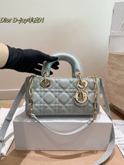 leather Dior Lady D-Joy horizontal bag (made of lambskin)