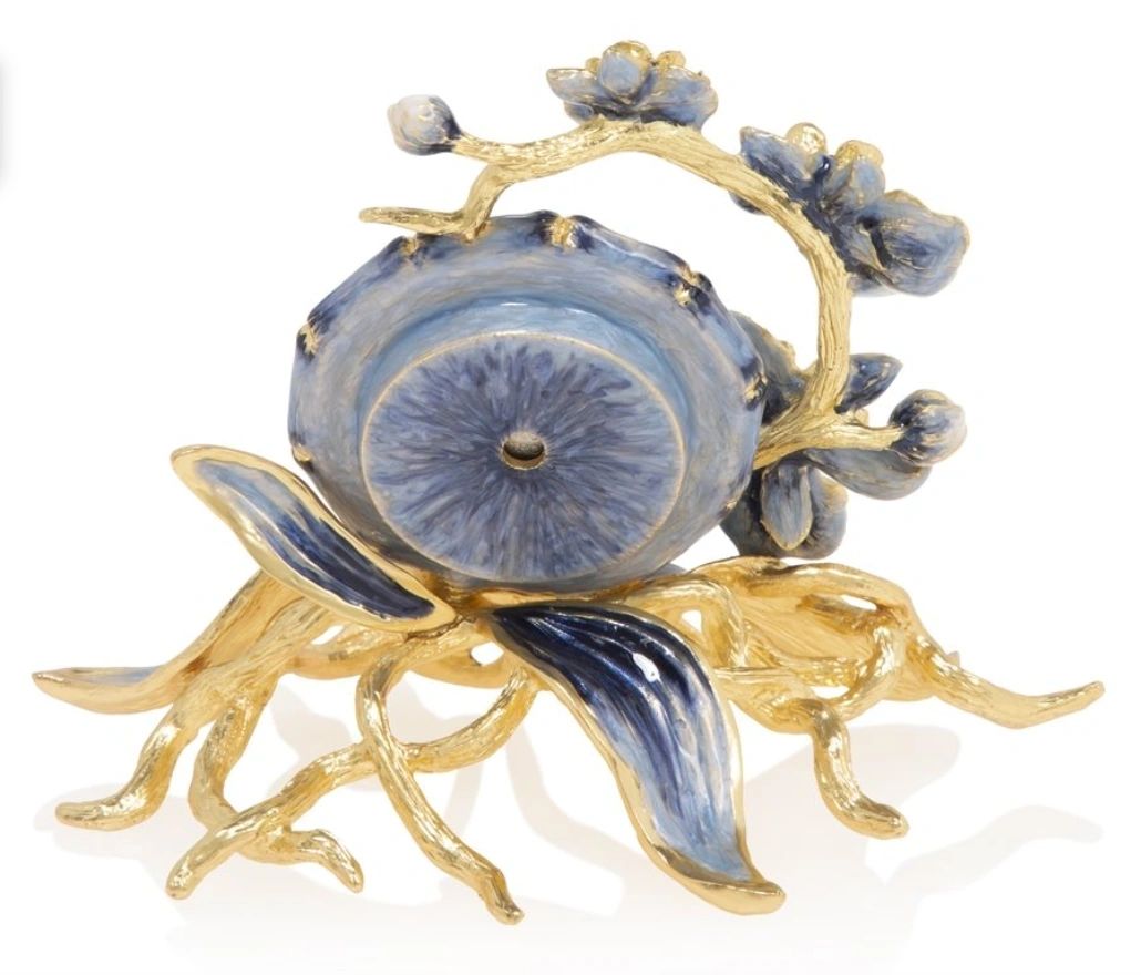 Jay Strongwater Tara Orchid Clock