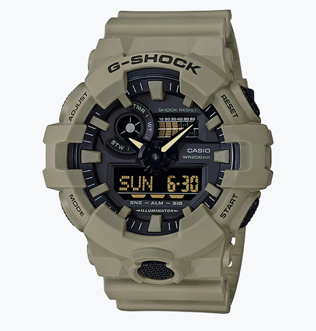 G SHOCK-ANALOG-DIGITAL
GA-700 SERIES
GA700UC-5A