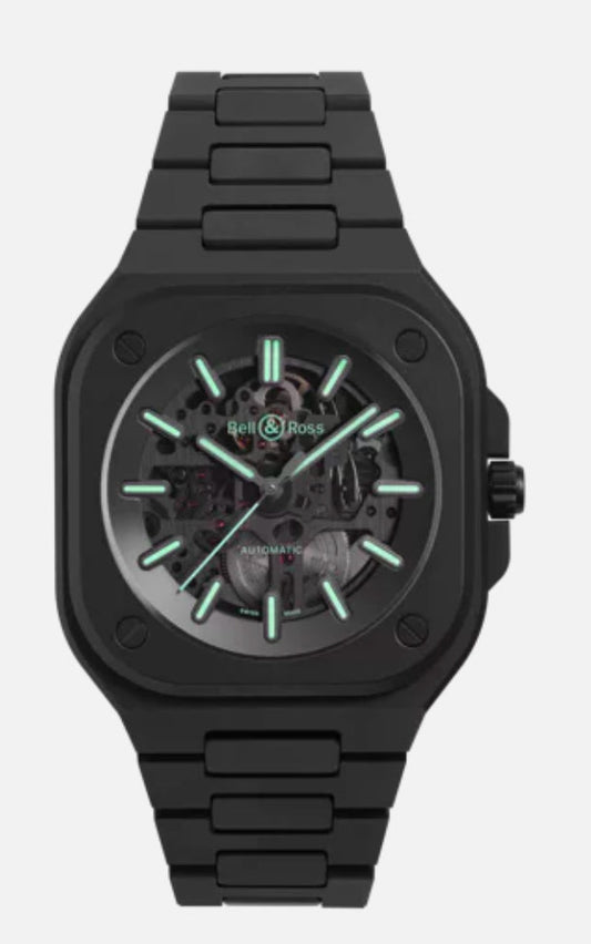 Bell&Ross- BR-05 SKELETON BLACK LUM CERAMIC
41 MM
