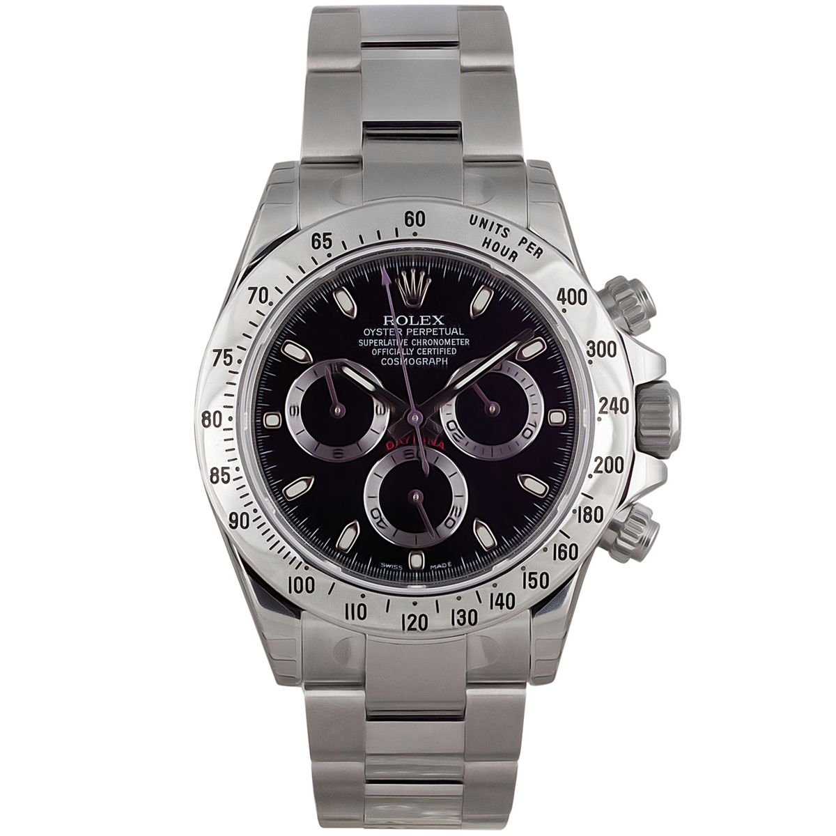 Rolex Daytona Stainless Steel Unworn 116520 Black Dial