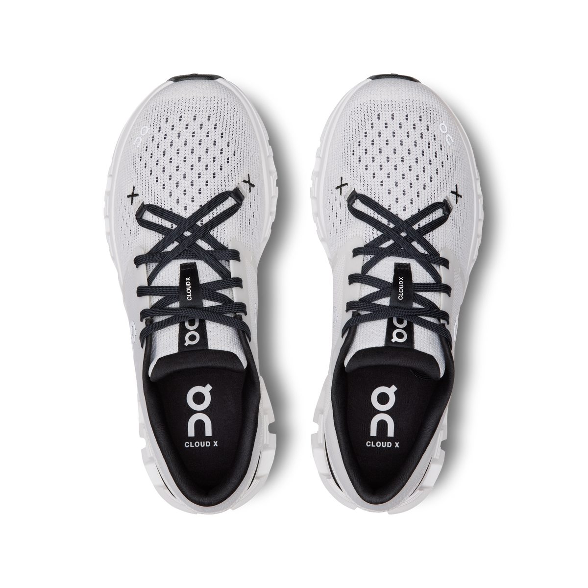 On Running Women's Cloud X 4 Shoes - Ivory / Black