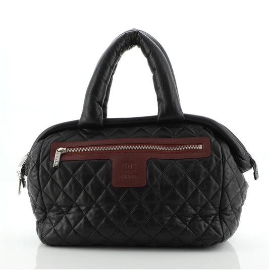 Coco Cocoon Bowling Bag Quilted Lambskin Medium