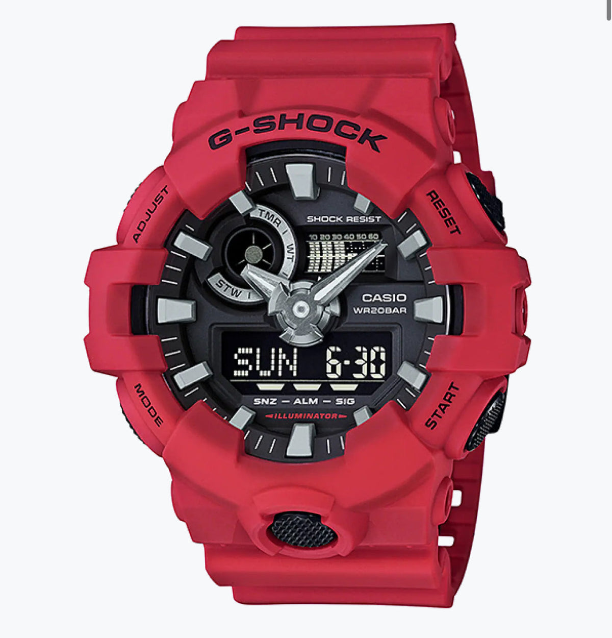 G SHOCK-ANALOG-DIGITAL
GA-700 SERIES
GA700-4A