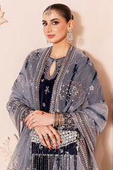 Embroidered Velvet Formal CVF D-03