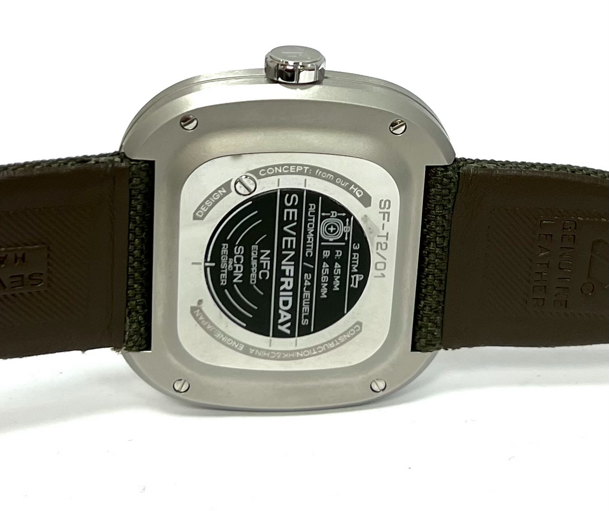 SEVENFRIDAY T-series SF-T2/01 Stainless Steel 45mm