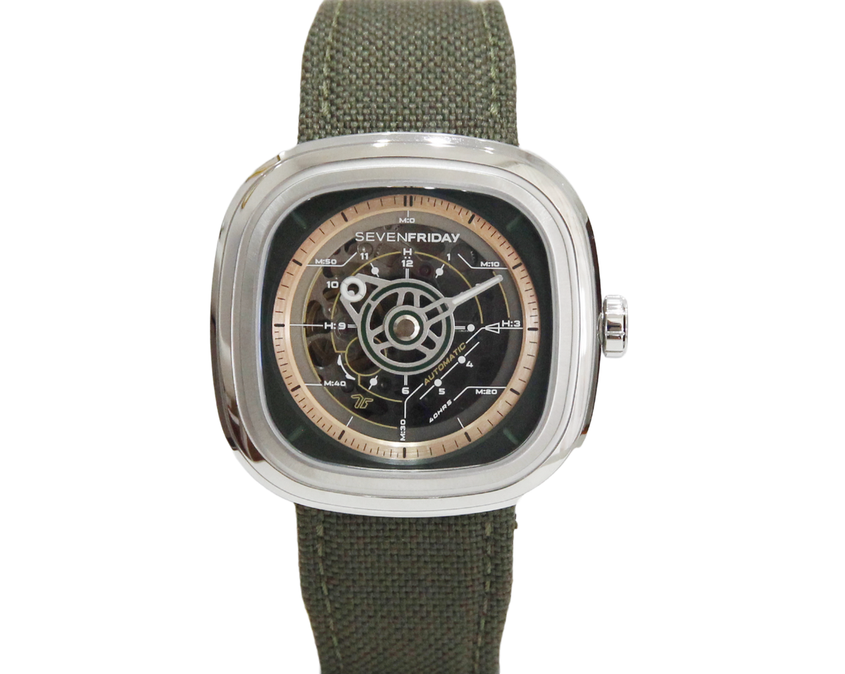 SEVENFRIDAY T-series SF-T2/01 Stainless Steel 45mm