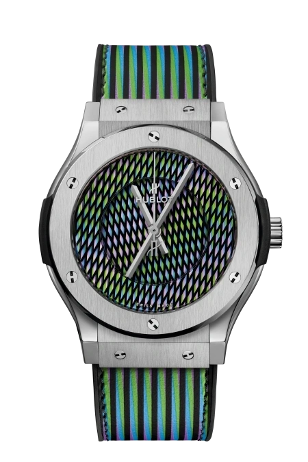 Hublot Classic Fusion 45MM Cruz Diez Titanium