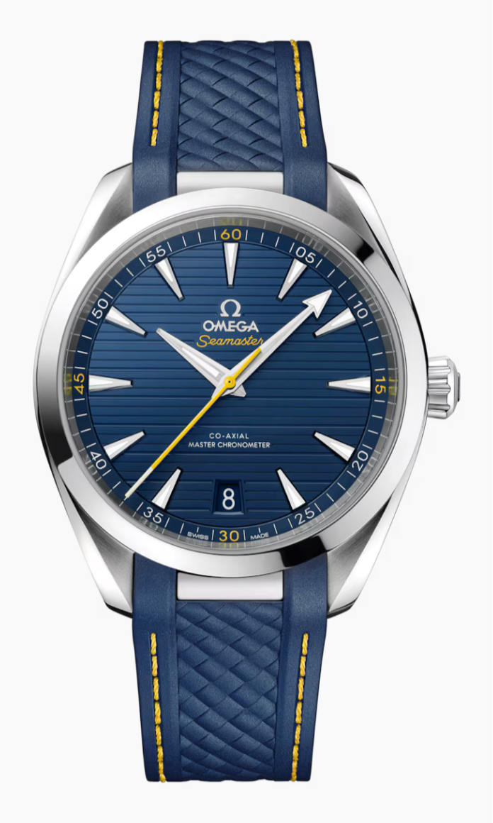 OMEGA- SEAMASTER
AQUA TERRA 150M
41 mm, steel on rubber strap
220.12.41.21.03.009