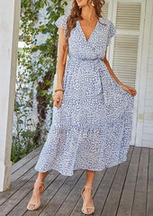 Women's Summer Floral Boho Maxi Dress