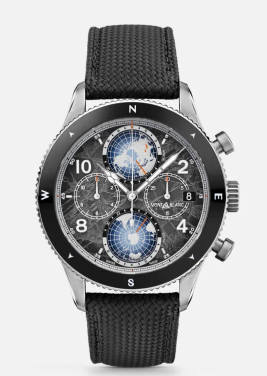 Montblanc-MONTBLANC 1858 GEOSPHERE CHRONOGRAPH 0 OXYGEN THE 8000 LIMITED EDITION - 290 PIECES 130811